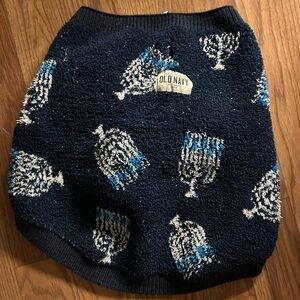 Hanukkah dog sweater